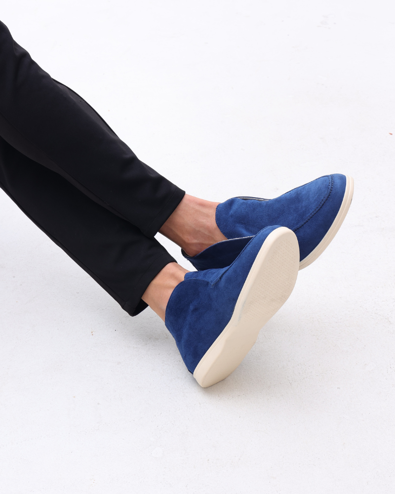 High-Top Suede Loafers