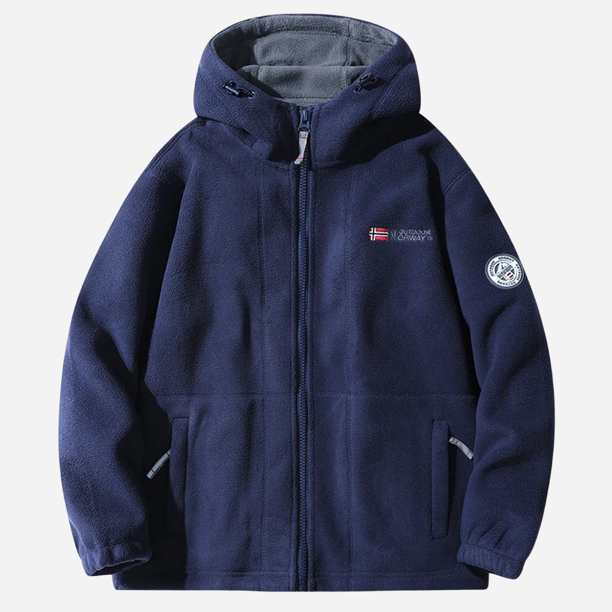 Men's Polar Fleece Jacket with Hood Norway
