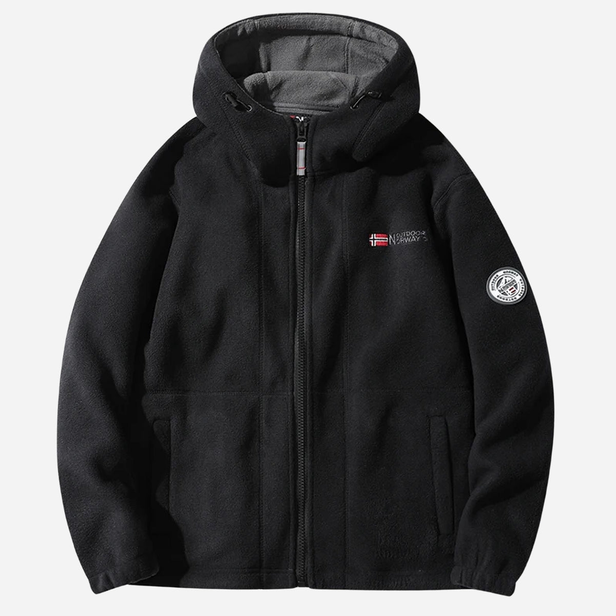 Men's Polar Fleece Jacket with Hood Norway