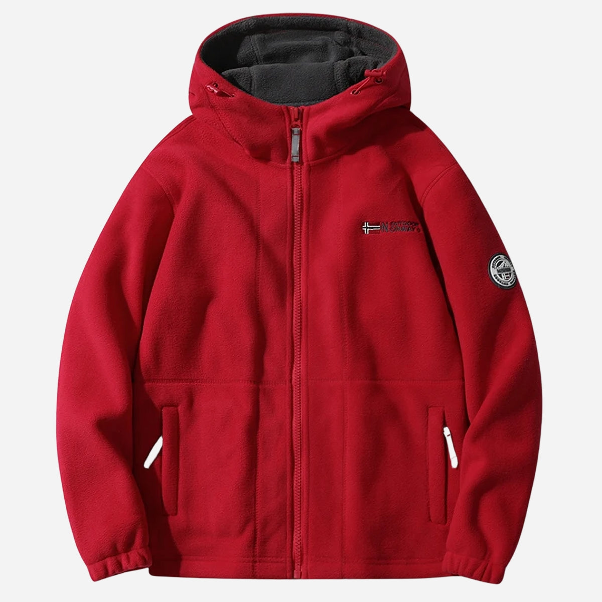 Men's Polar Fleece Jacket with Hood Norway