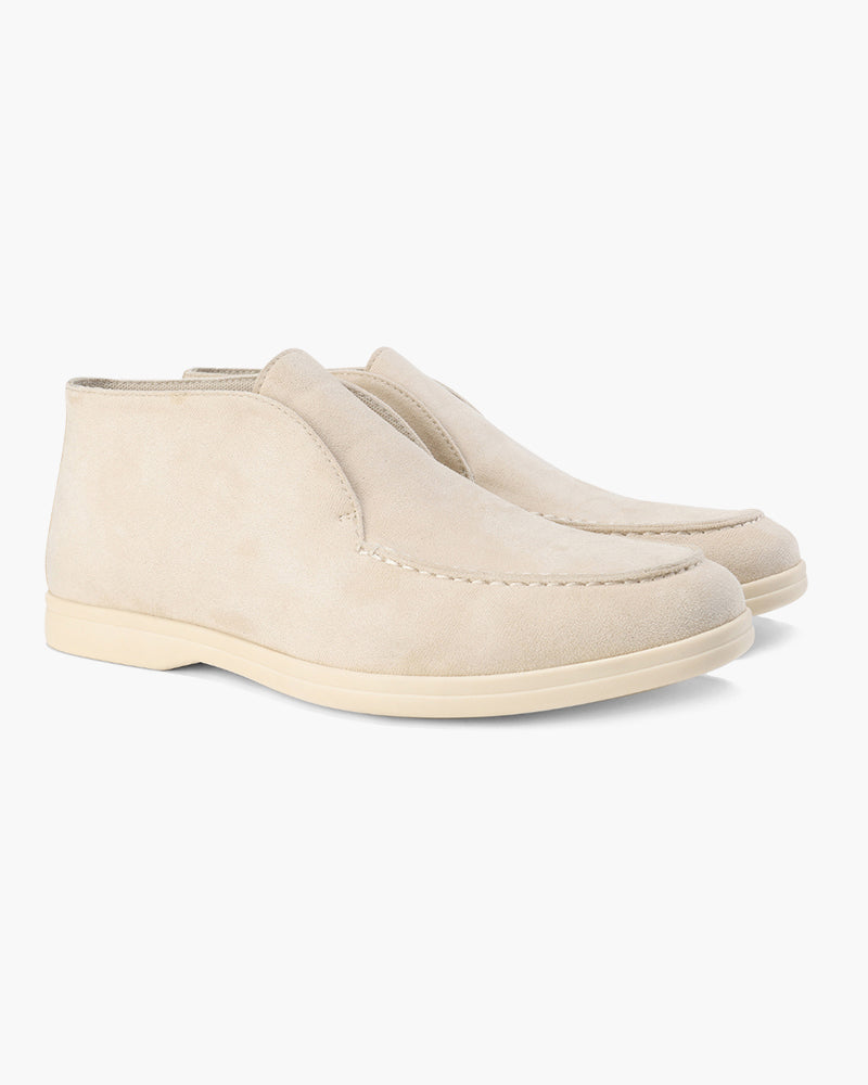 High-Top Suede Loafers