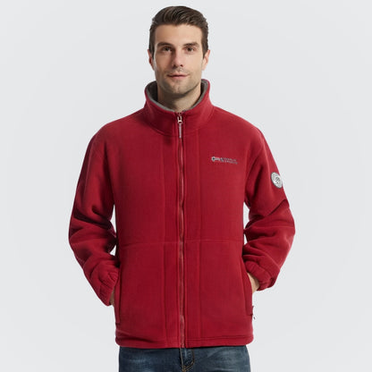 Men's Fleece Jacket in Polar Wool Norway