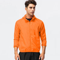 Orange Windbreaker