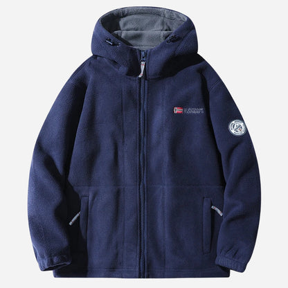 Men's Polar Fleece Jacket with Hood Norway