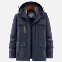 Navy Blue Parka Jacket